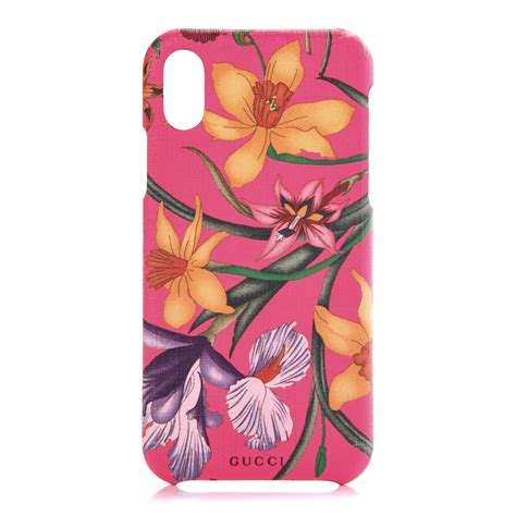 gucci iphone x case floral|Gucci iPhone X case release.